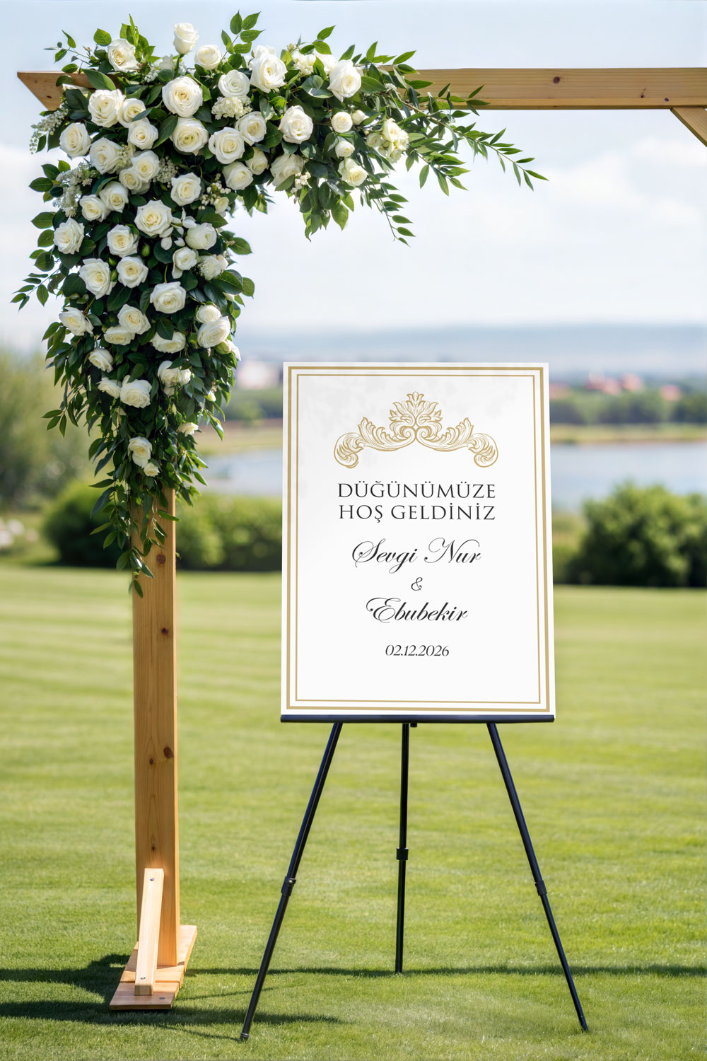 Rustik Karşılama Panosu