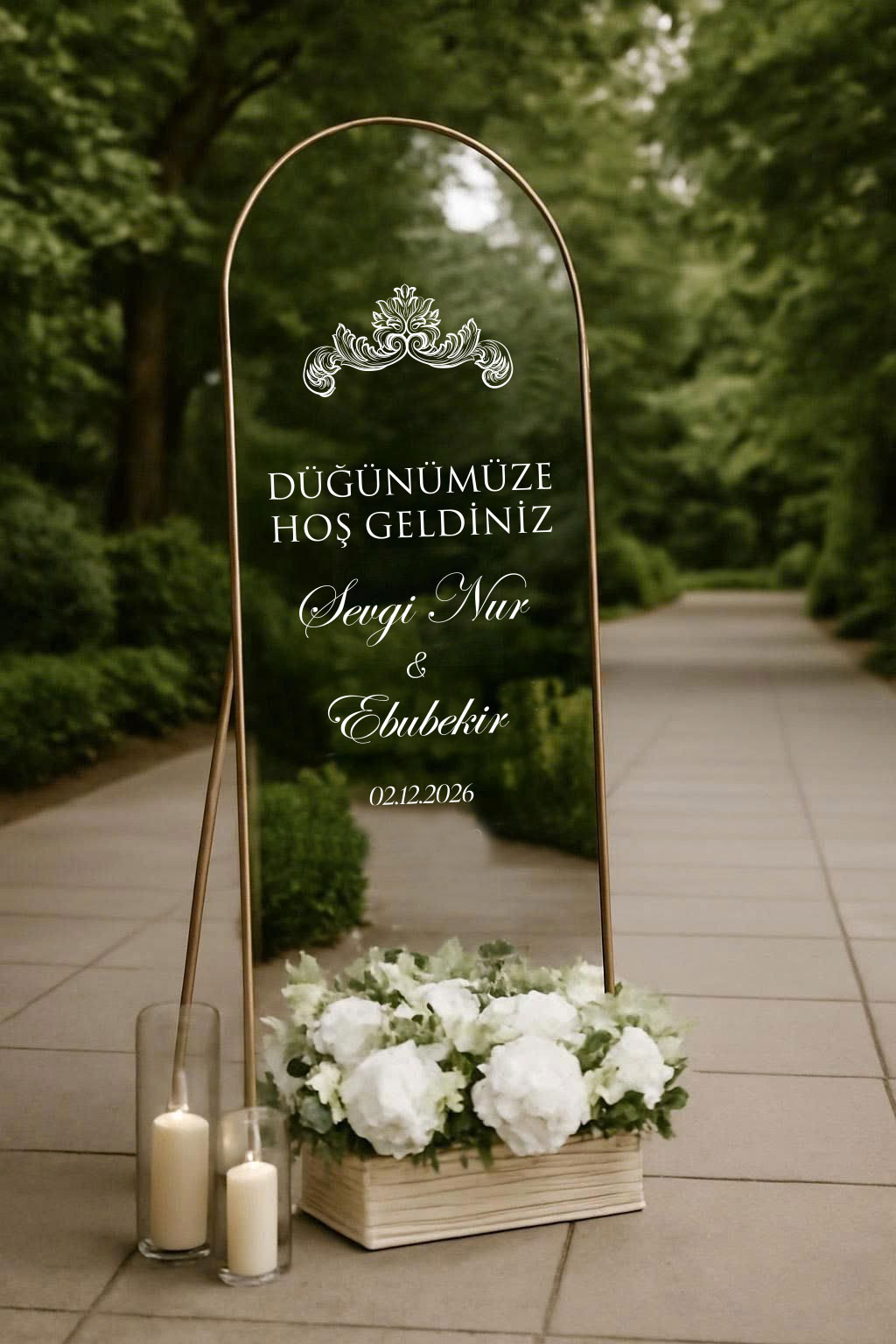 Rustik Ayna Yazısı